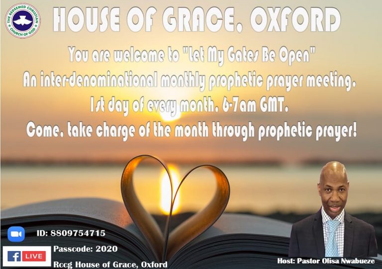 RCCG House Of Grace, OXFORD hosts ‘let my gate be open’