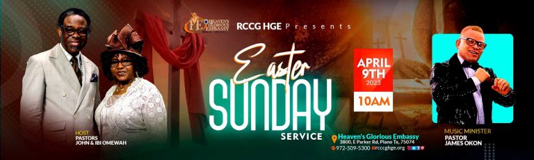 RCCG HGE Prepares for explosive Easter Convention