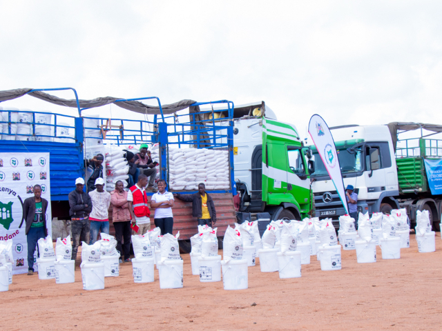 Church Donates Critical Food Supplies to People in Drought Stricken Areas of Ke