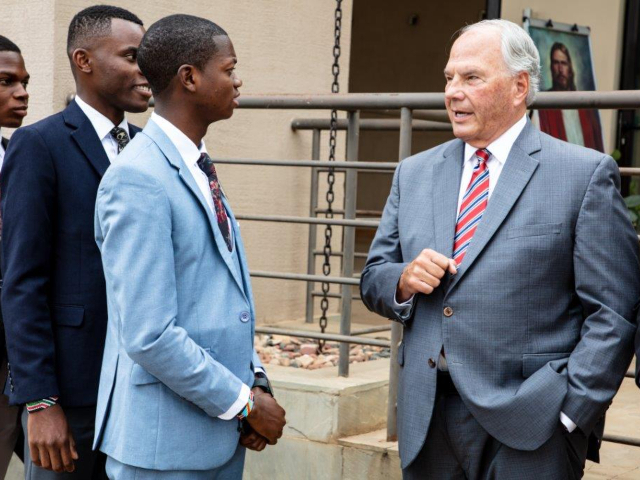 Elder Rasband and Elder Nielson Inspire and Instruct Missionaries in Kenya