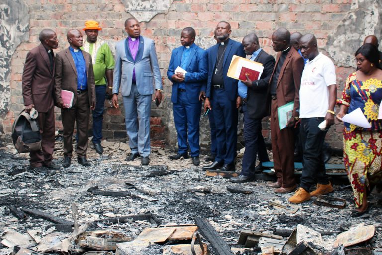 Congo church supports school after fire