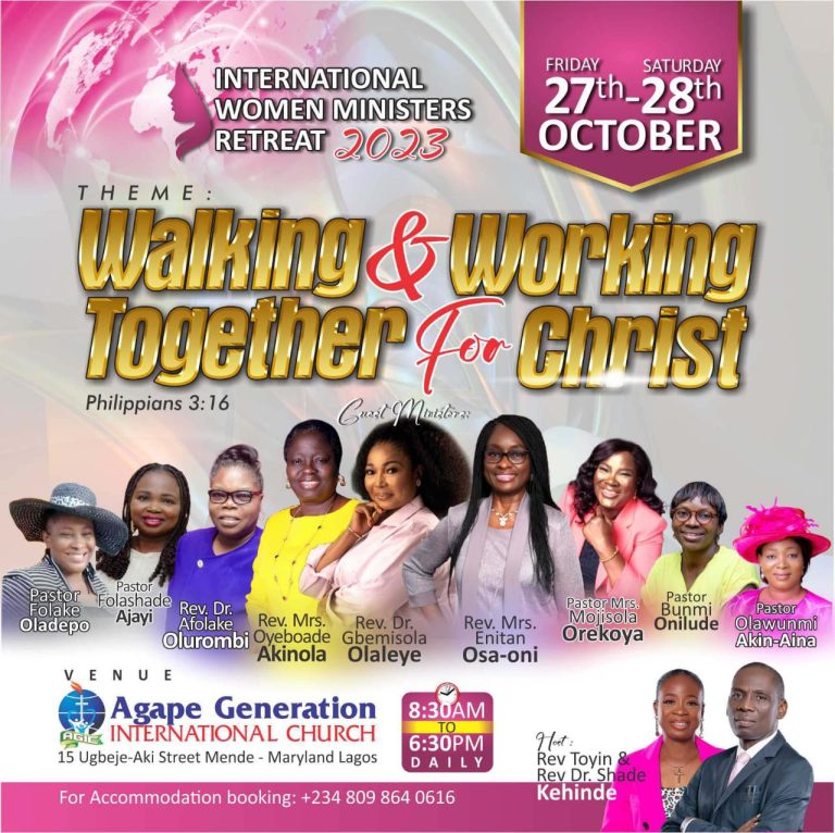 Agape Generation int’l holds two-day women ministers’ confab