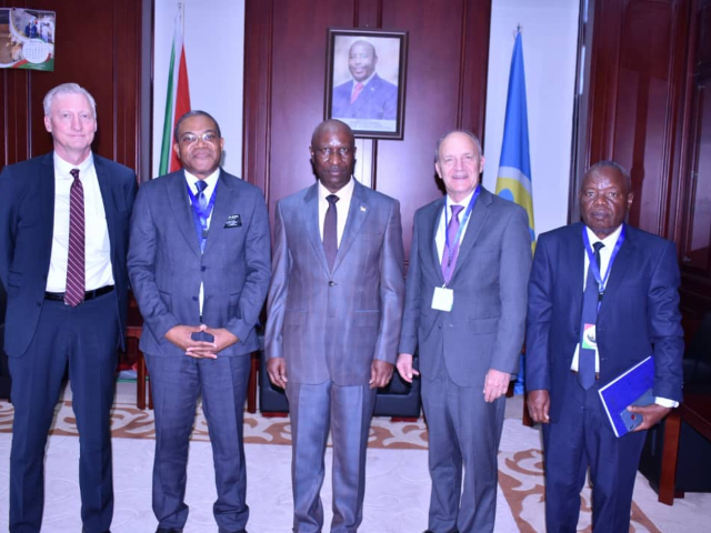 Burundi Prime Minister Meets with Leaders of the Africa Central Area of the Chu