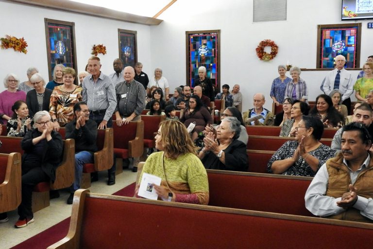 Room at the inn, courtesy of Hispanic church